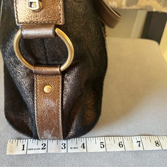 YSL Downtown Pony Hair Bag - Picture 9 of 16
